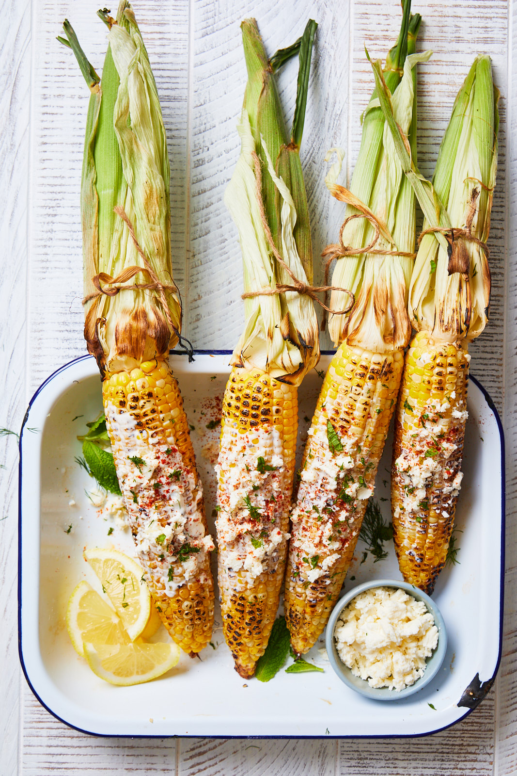 Mexican Street Corn (Elote) Done Greek Style