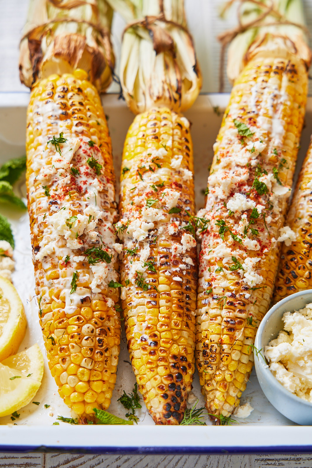 Mexican Street Corn (Elote) Done Greek Style