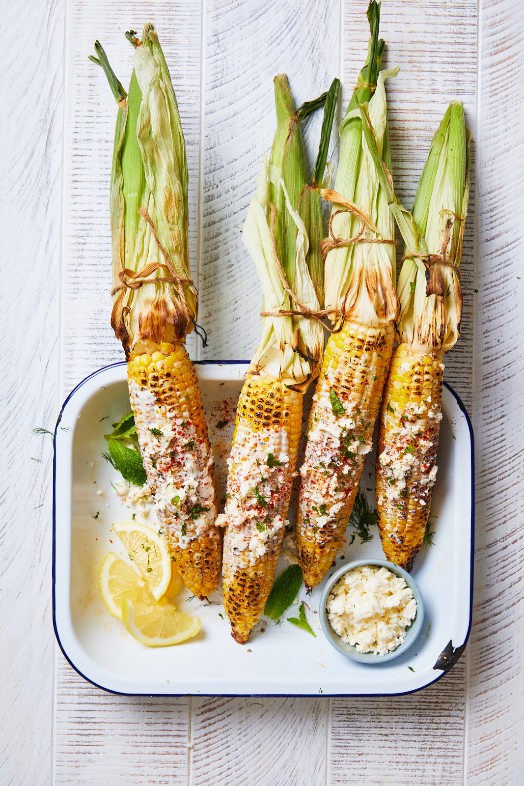 Mexican Street Corn (Elote) Done Greek Style