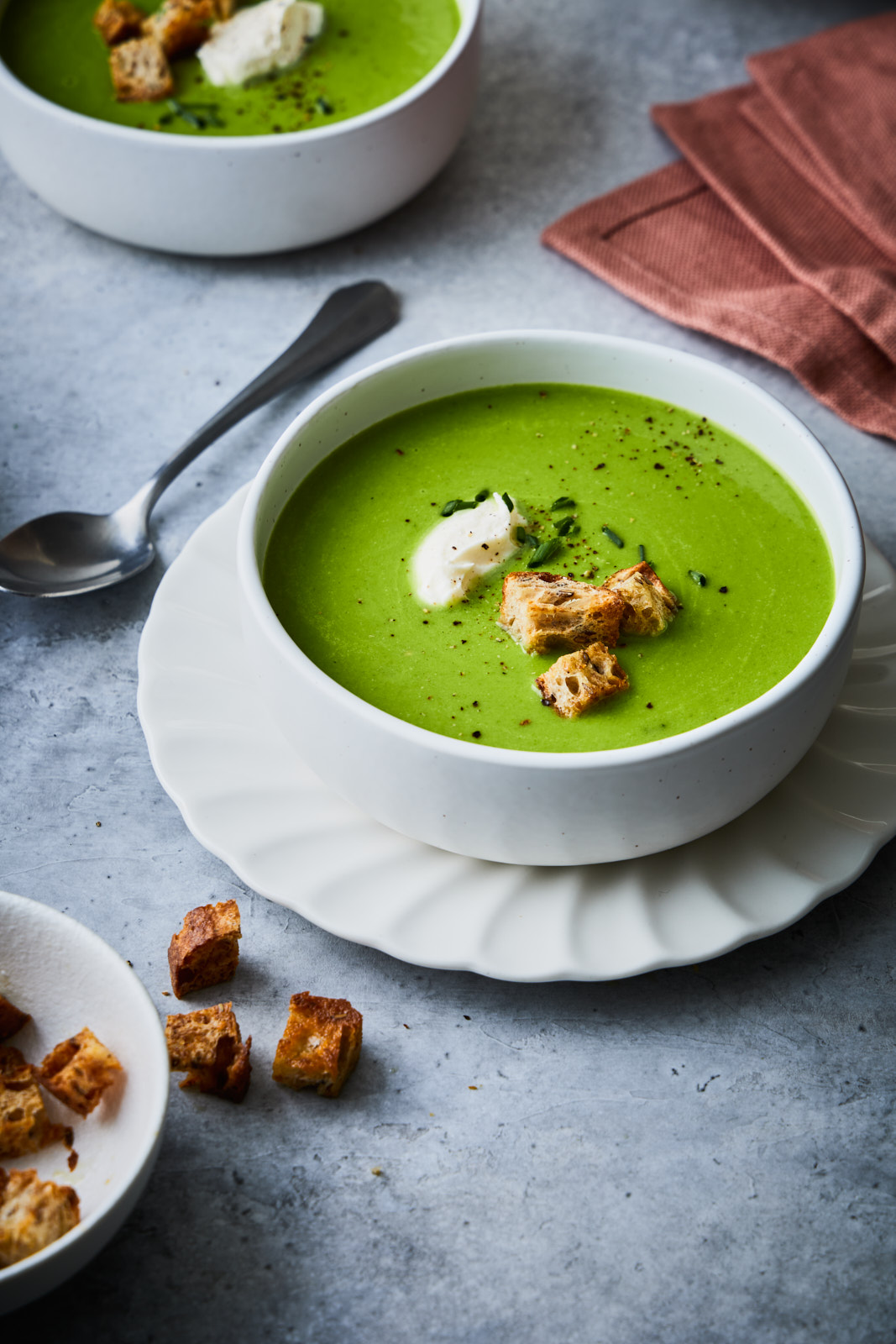 Fresh Pea Soup (Potage Saint-Germain)