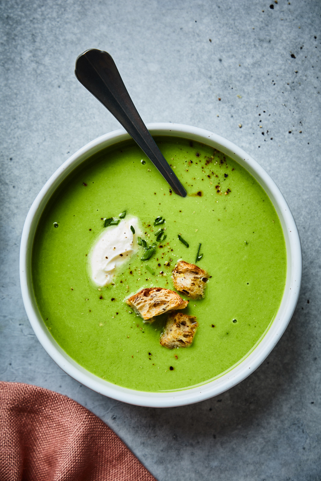 Fresh Pea Soup (Potage Saint-Germain)