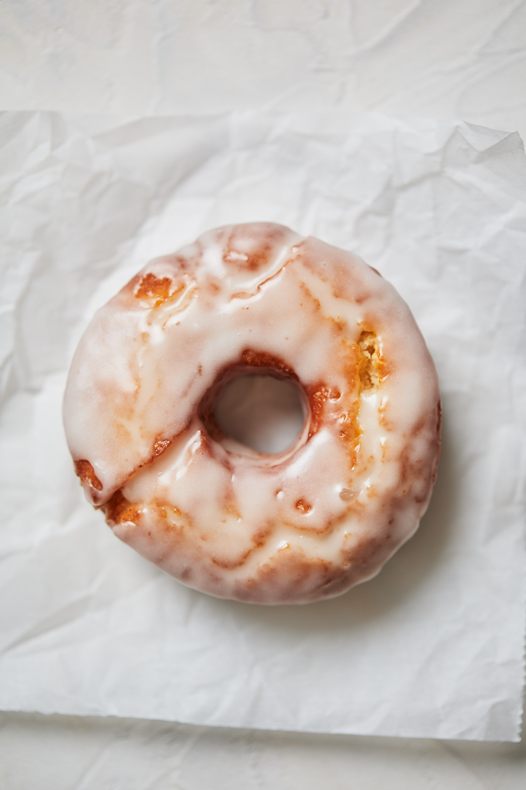 Homemade Sour Cream Glazed Doughnuts