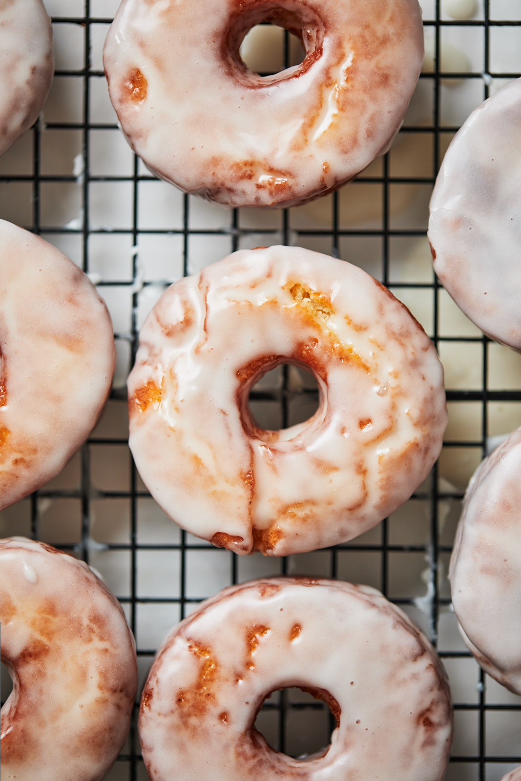 Homemade Sour Cream Glazed Doughnuts