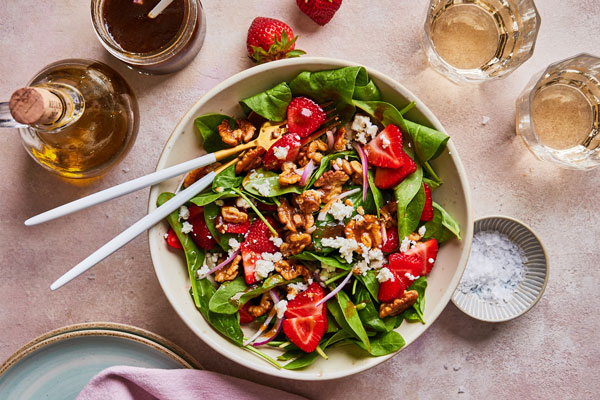 Strawberry Spinach Salad