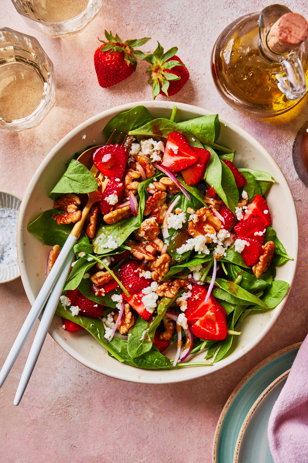 Strawberry Spinach Salad