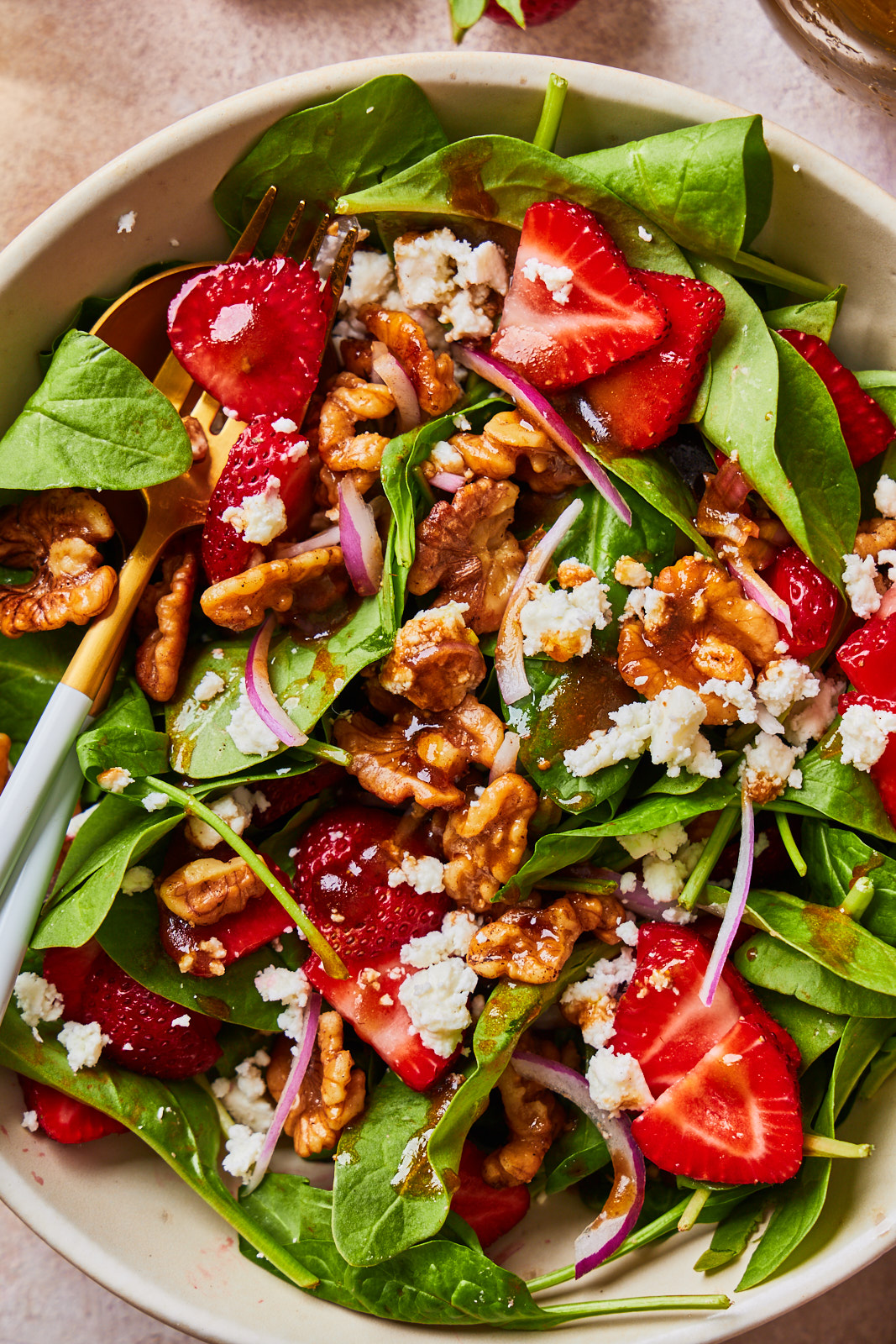 Strawberry Spinach Salad