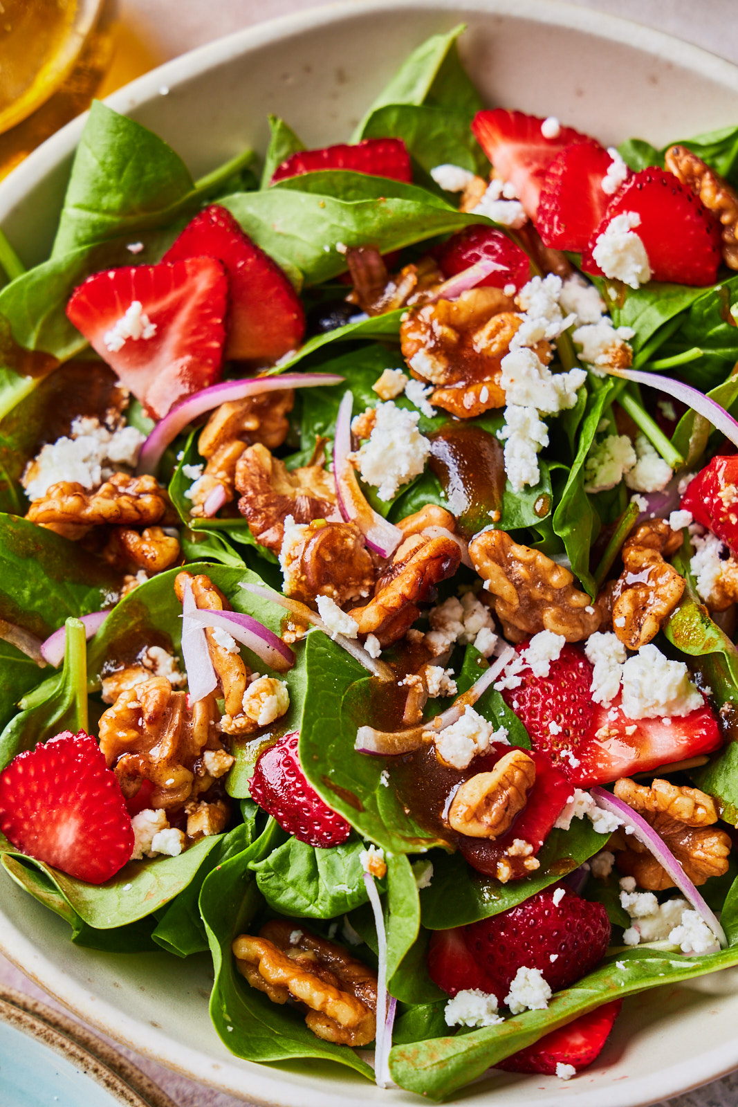 Strawberry Spinach Salad