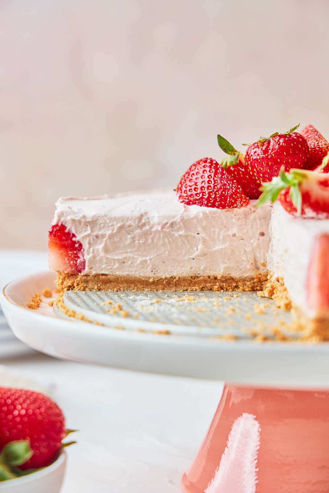 No bake Strawberry Cheesecake