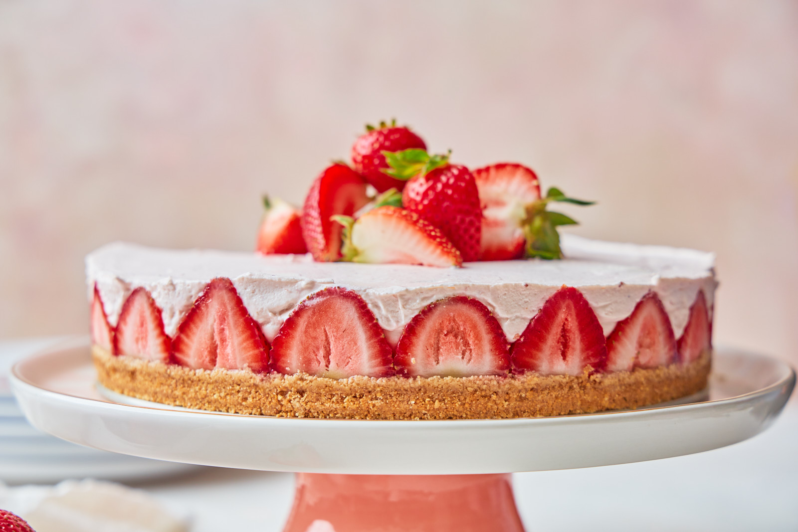 No bake Strawberry Cheesecake