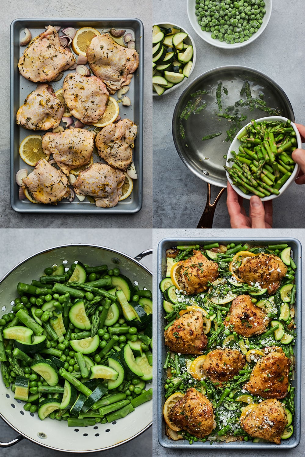 Herb Roasted Chicken With Spring Veggies