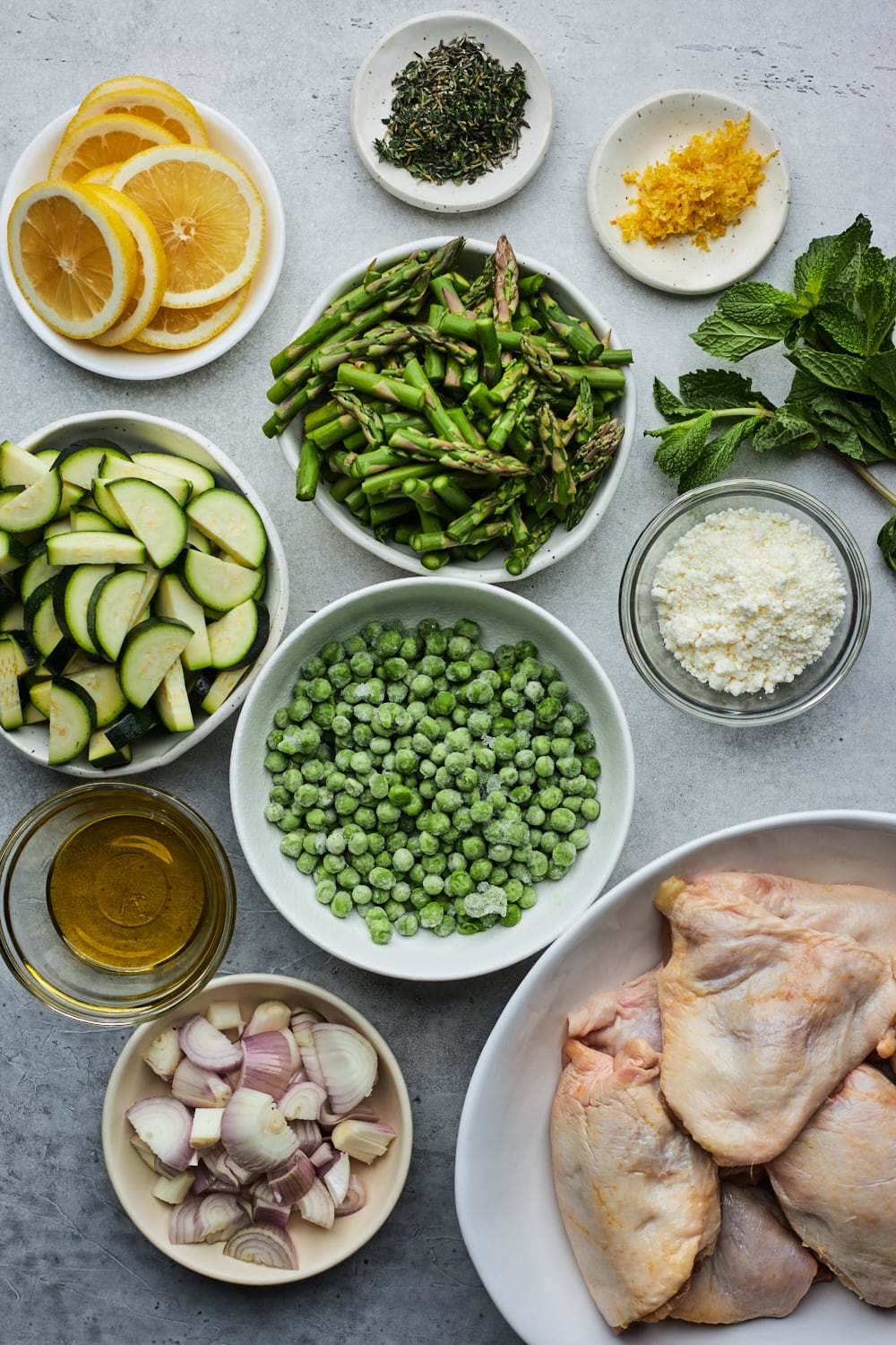 Herb Roasted Chicken With Spring Veggies