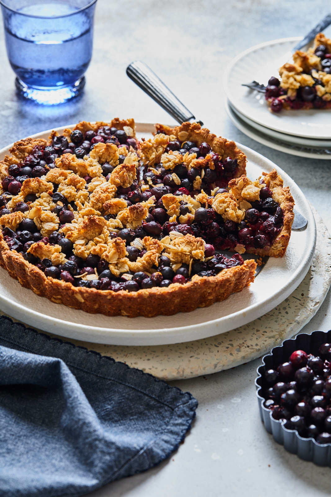 Easy Berry Crisp Tart