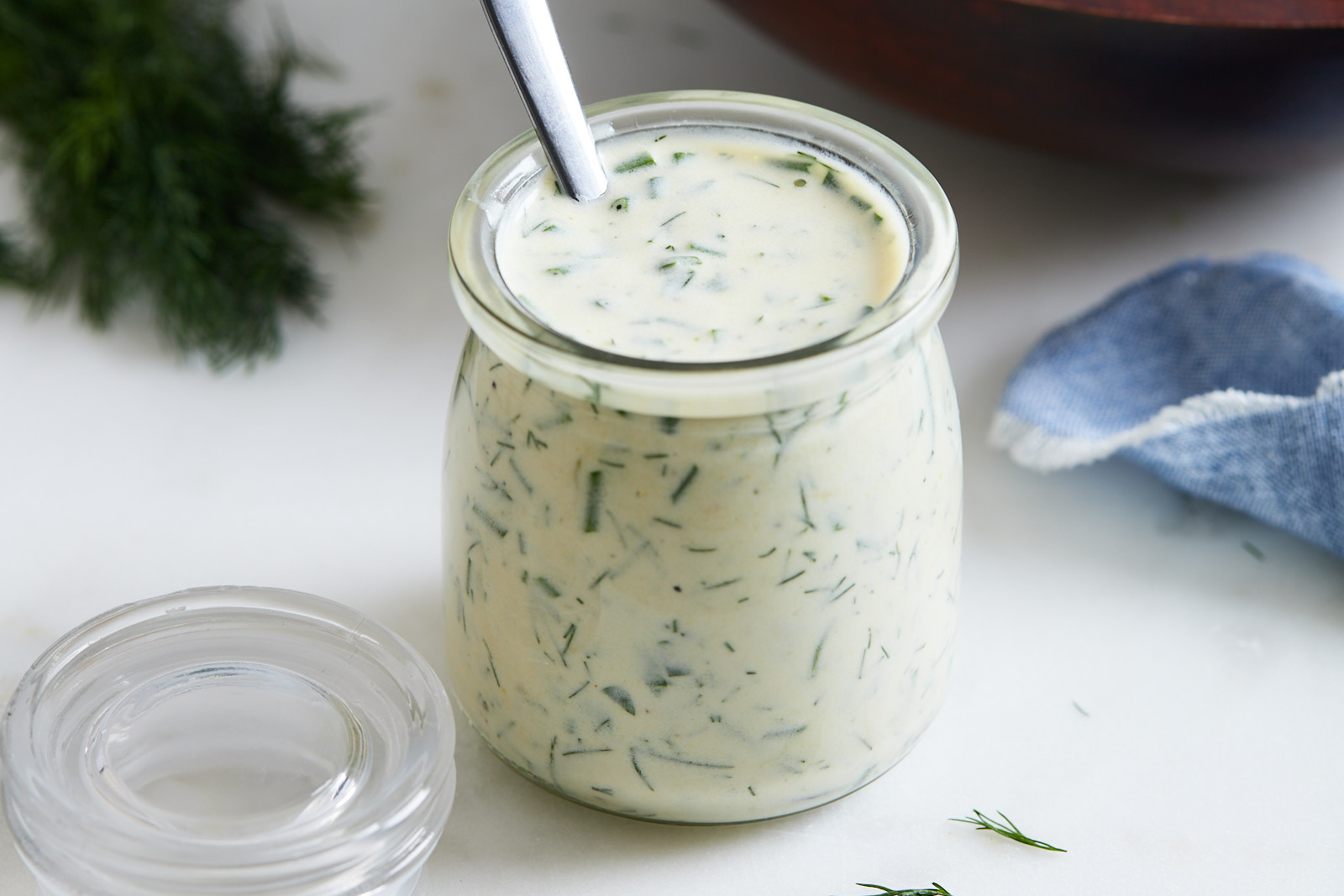 Creamy Lemon Herb Yogurt Dressing