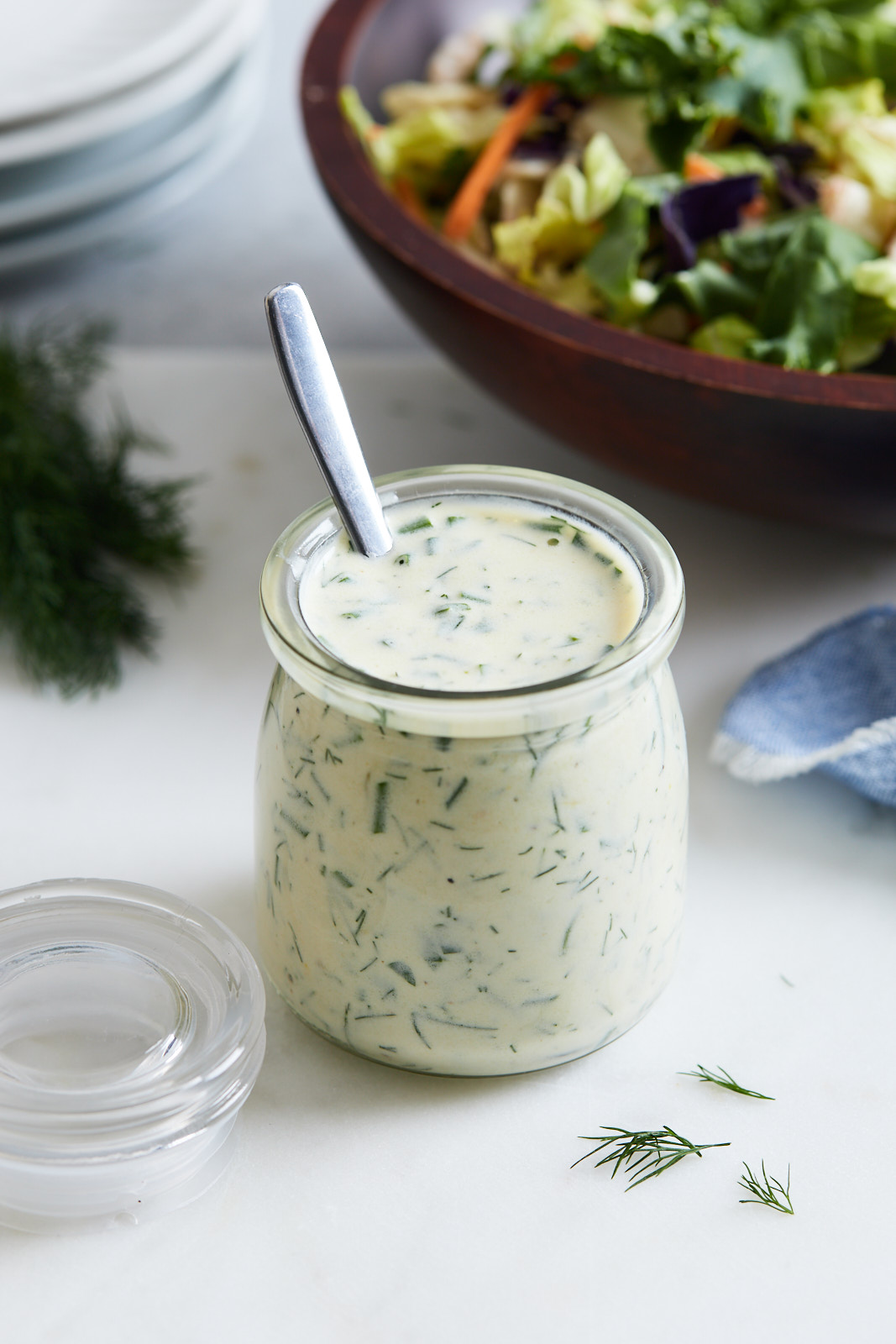 Creamy Lemon Herb Yogurt Dressing