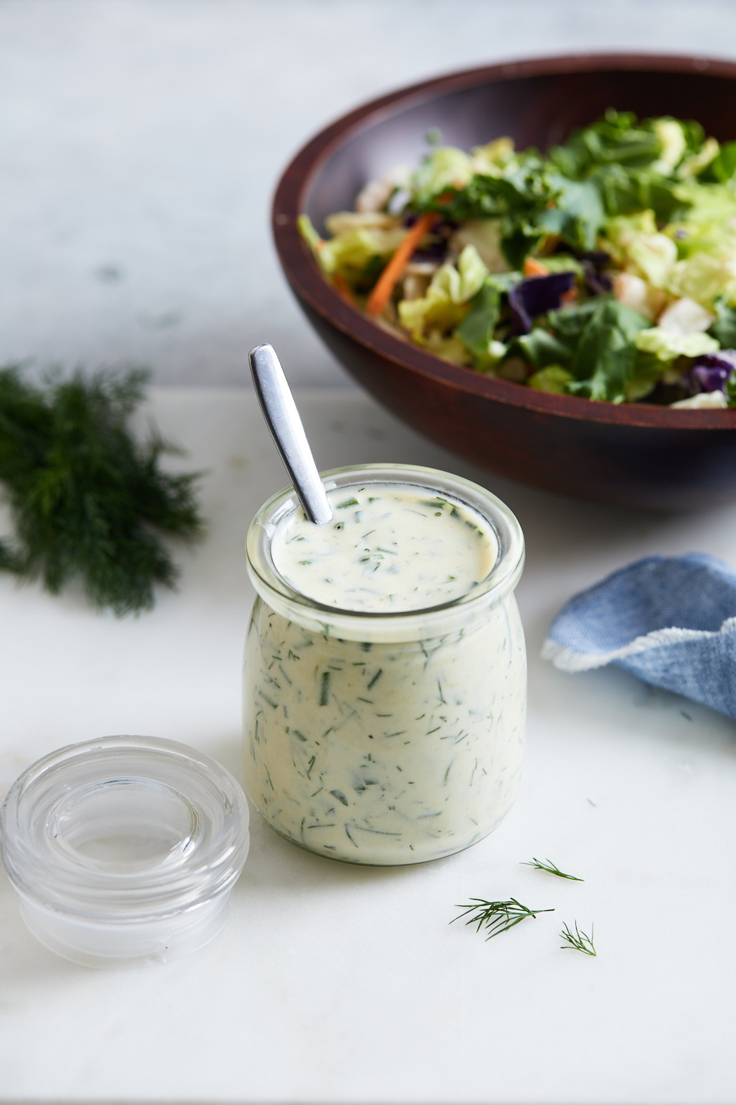 Creamy Lemon Herb Yogurt Dressing