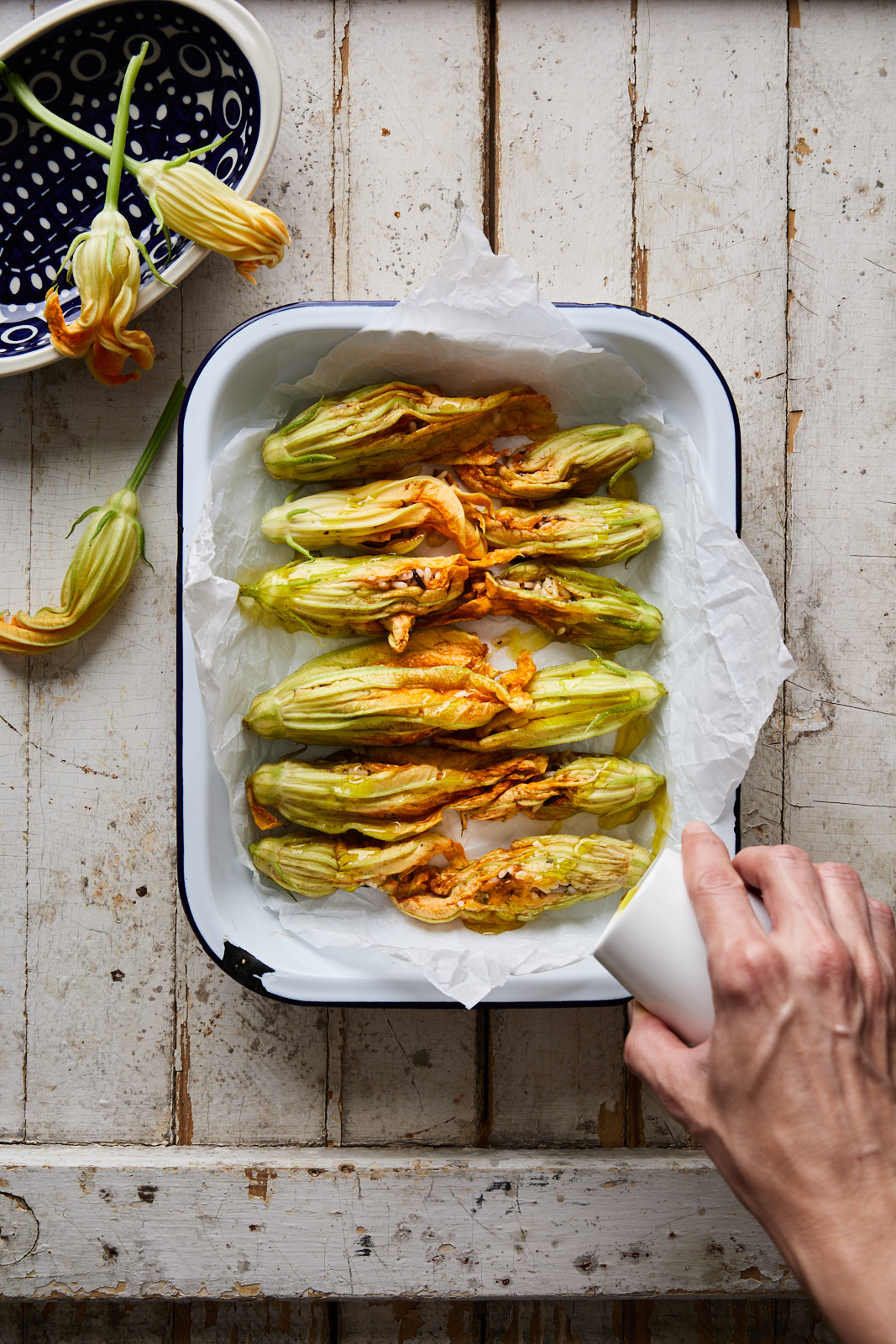 Stuffed Zucchini Blossoms