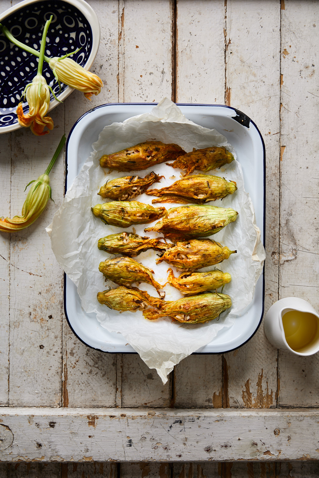 Stuffed Zucchini Blossoms