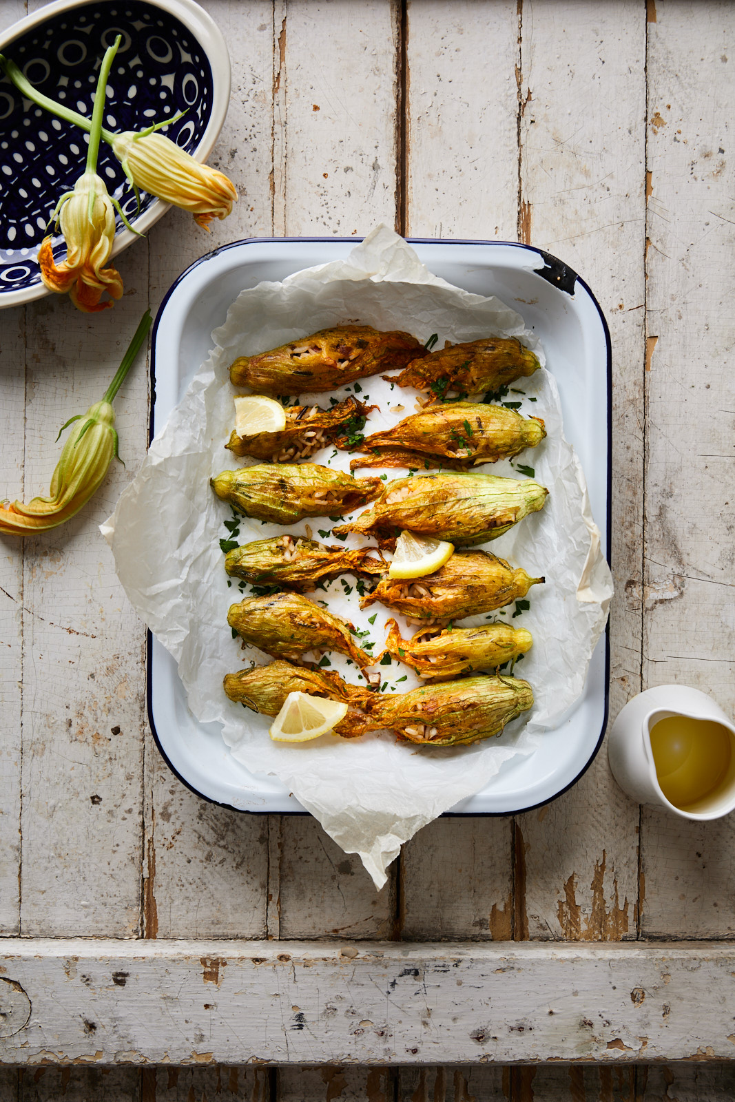 Stuffed Zucchini Blossoms