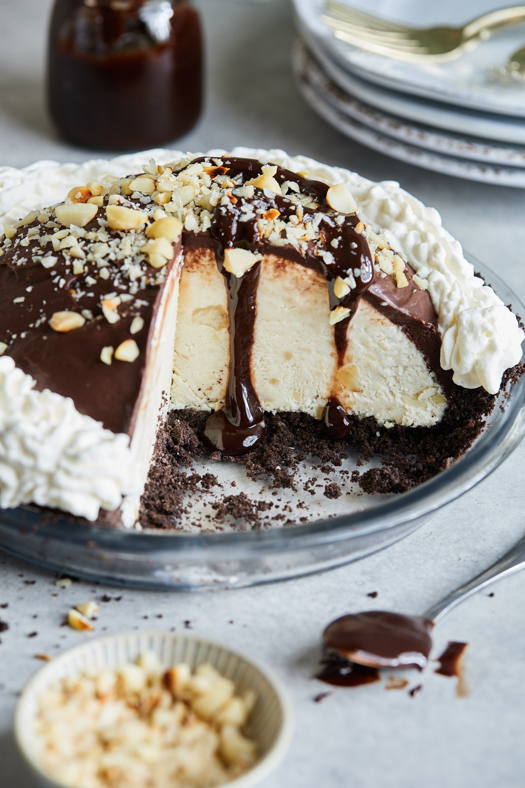 Hula pie (ice-cream pie) 