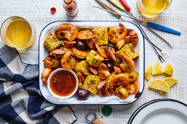 Cajun Grilled Shrimp Boil