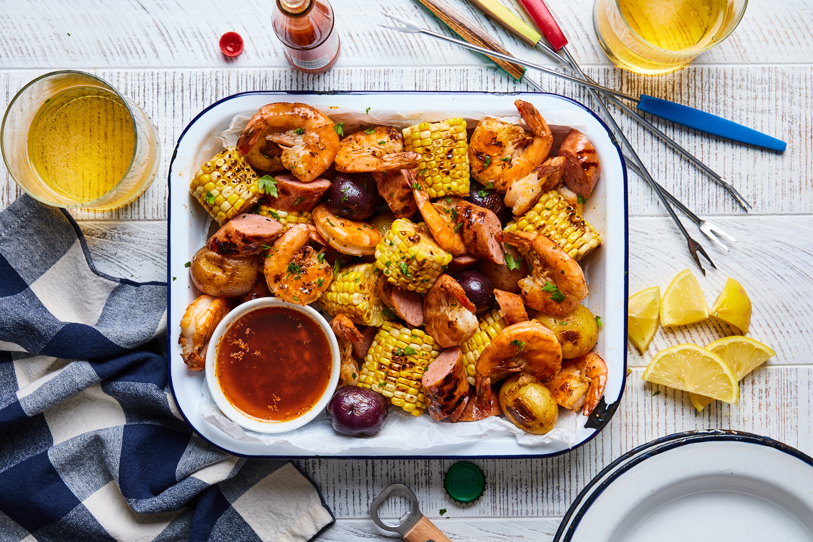 Cajun Grilled Shrimp Boil