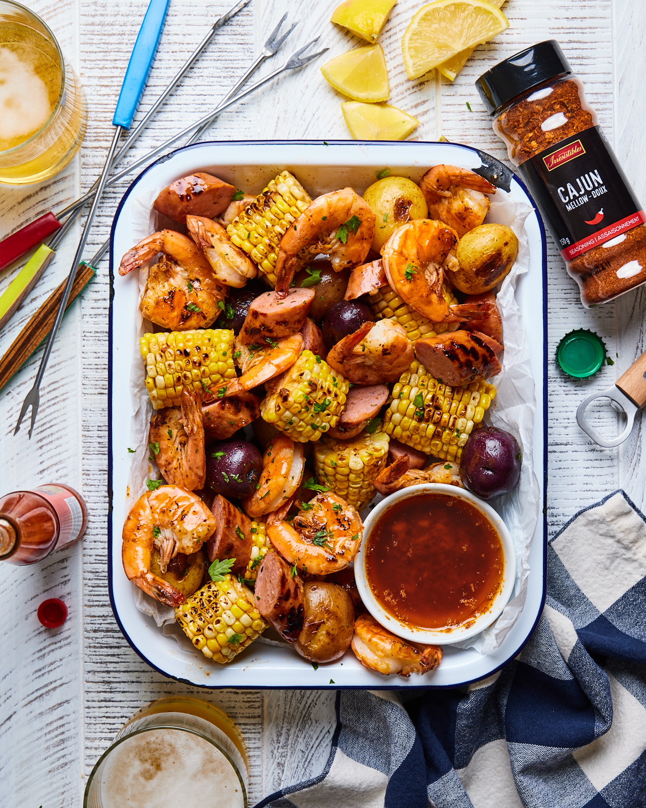 Cajun Grilled Shrimp Boil