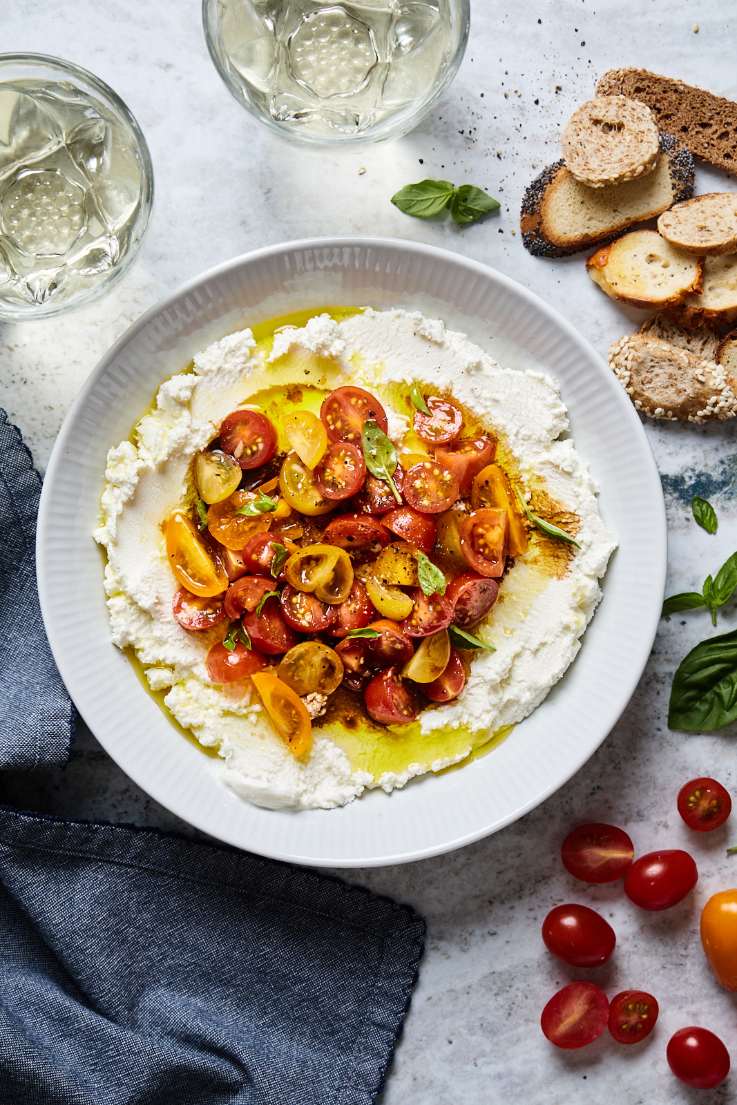 Creamy Bruschetta Dip