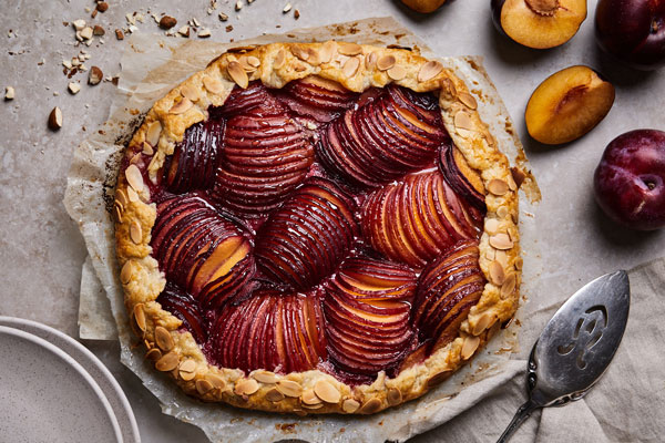 Plum and Almond Galette