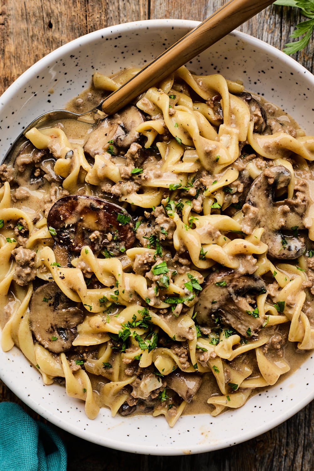 Quick and Easy One Pot Beef Stroganoff