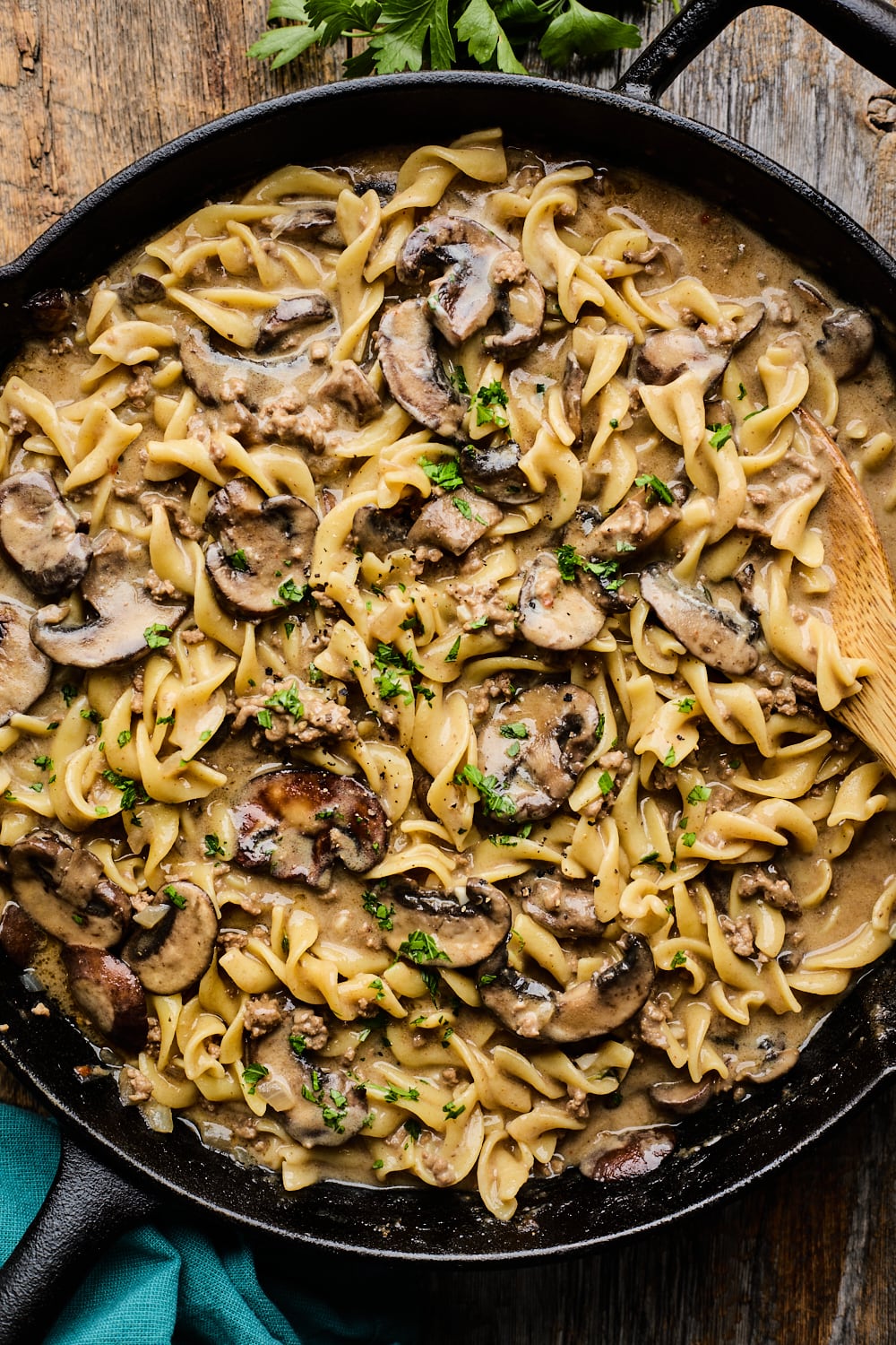 Quick and Easy One Pot Beef Stroganoff