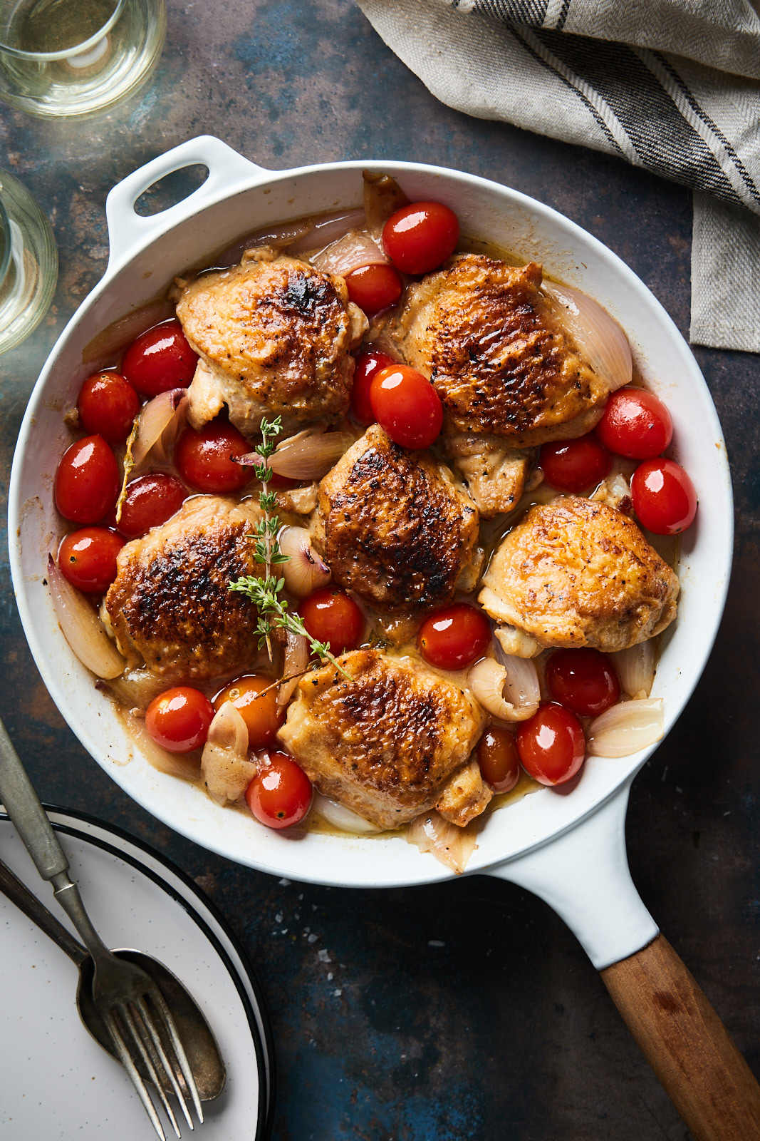 One Pan Chicken With Shallots