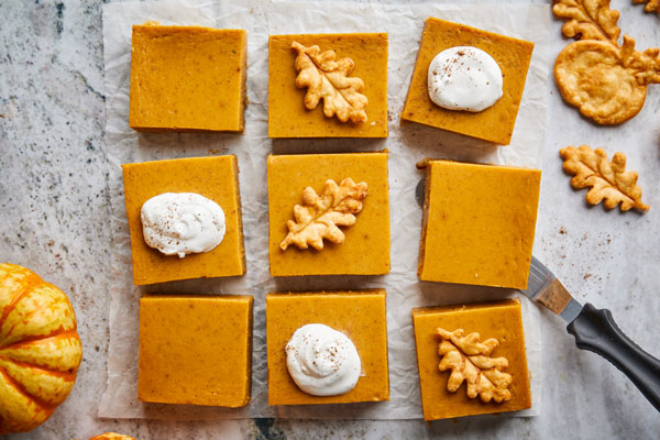 Creamy Pumpkin Pie Bars