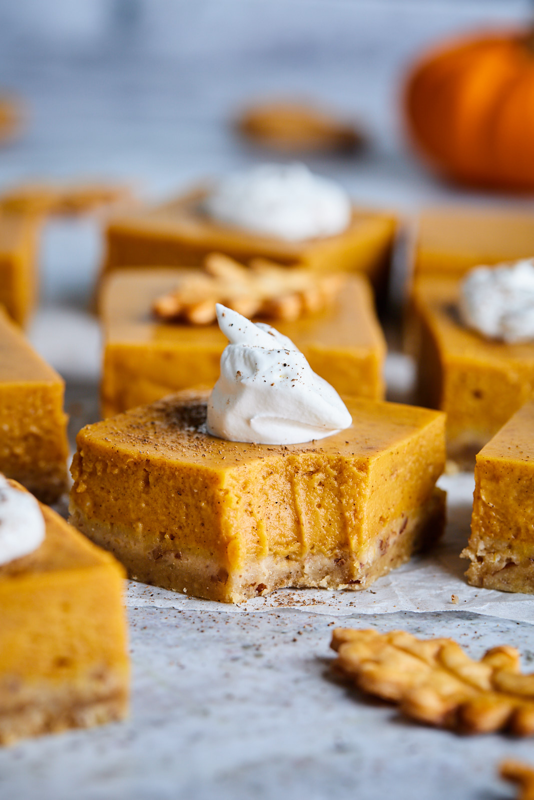 Creamy Pumpkin Pie Bars