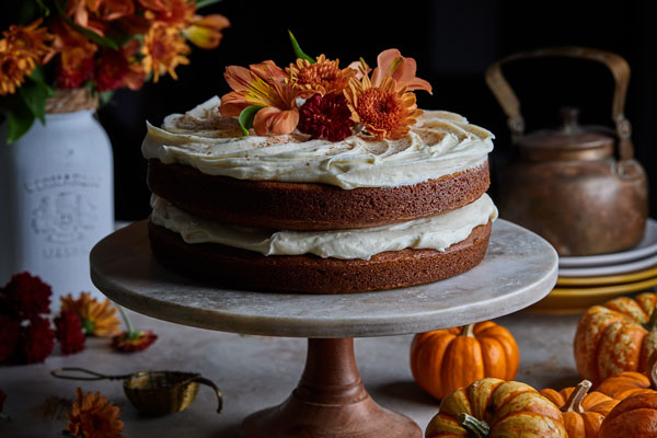 Brown Butter Pumpkin Layer Cake