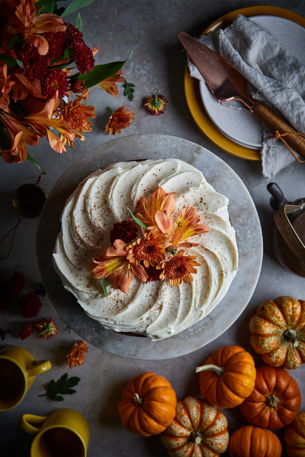 Brown Butter Pumpkin Layer Cake