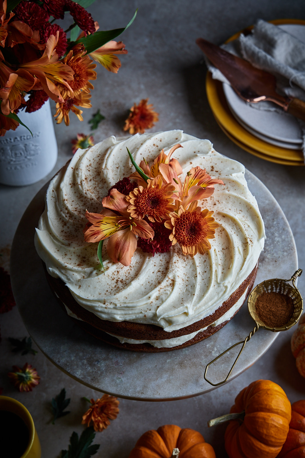 Brown Butter Pumpkin Layer Cake