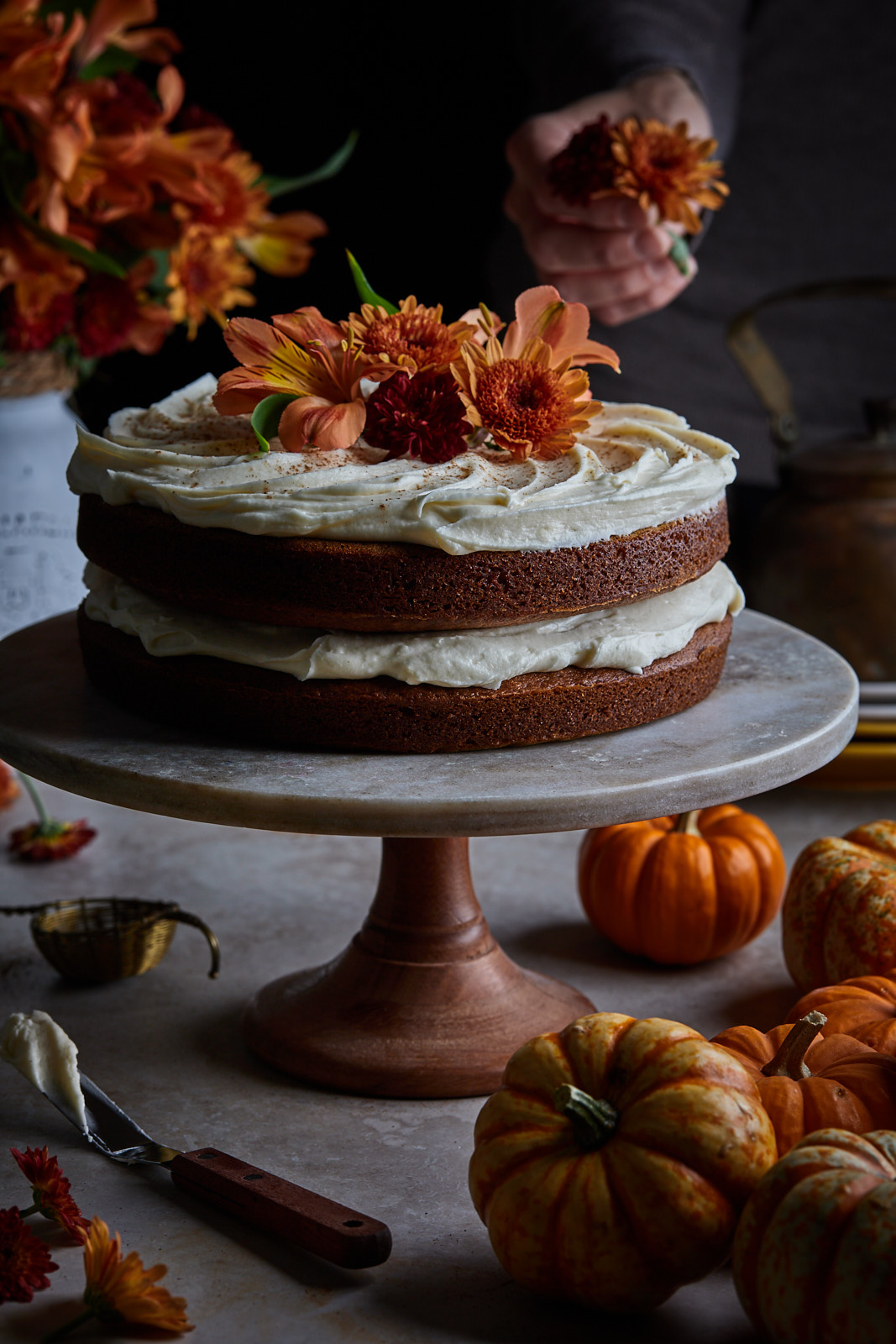 Brown Butter Pumpkin Layer Cake