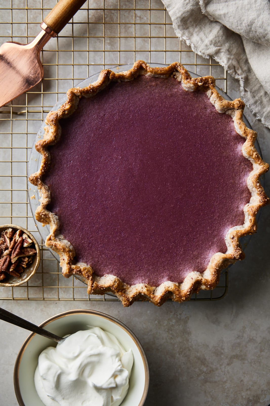 Sweet Potato Pie With Pecan Crust