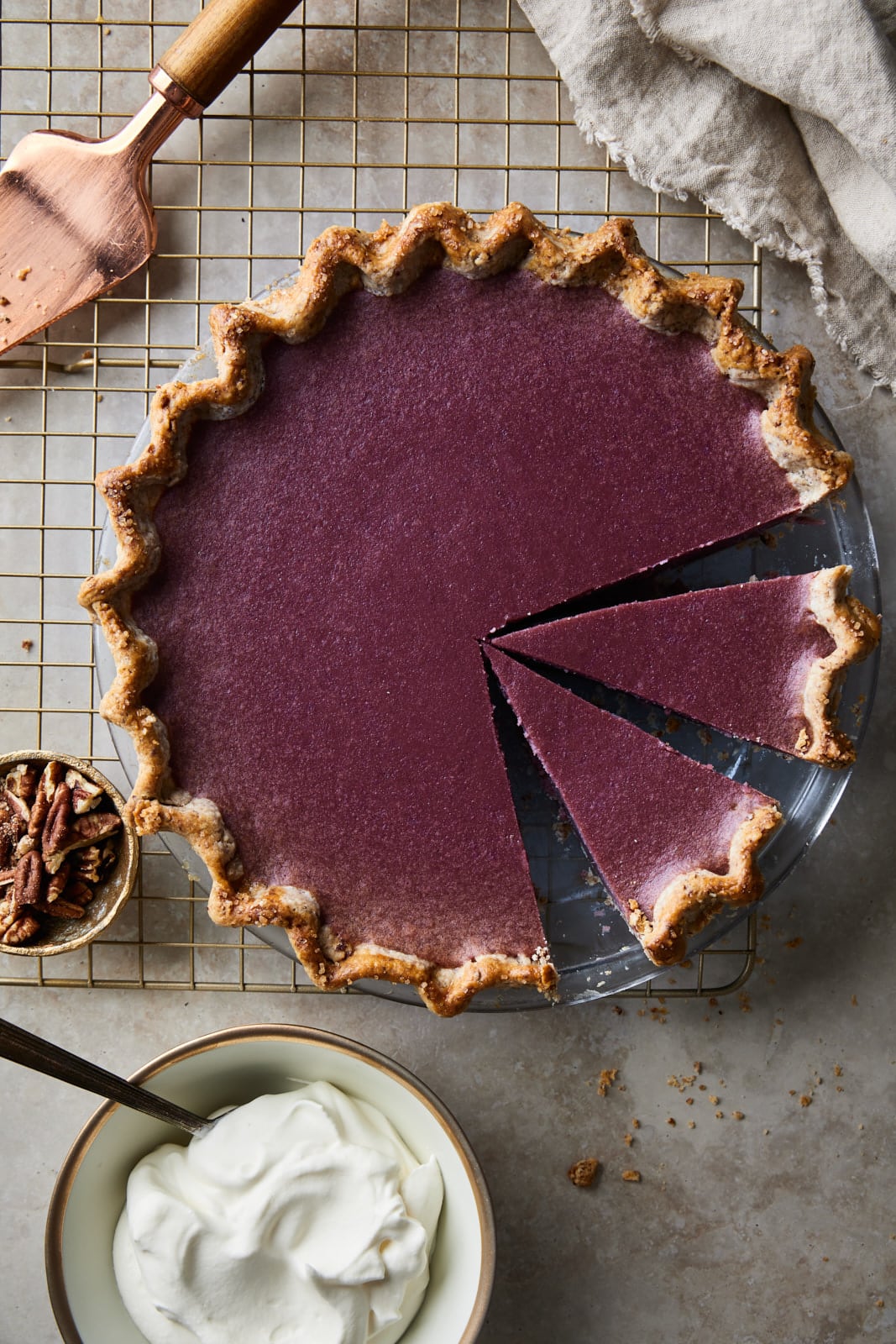 Sweet Potato Pie With Pecan Crust