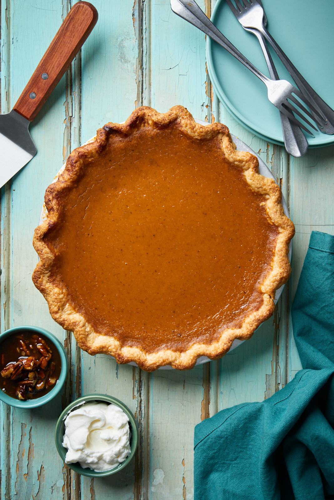 Classic Pumpkin Pie With No Shrink Pie Crust