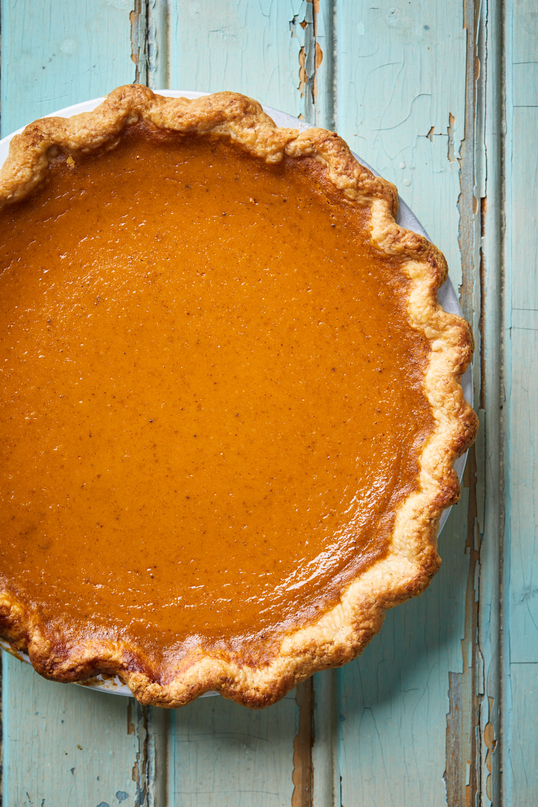 Classic Pumpkin Pie With No Shrink Pie Crust