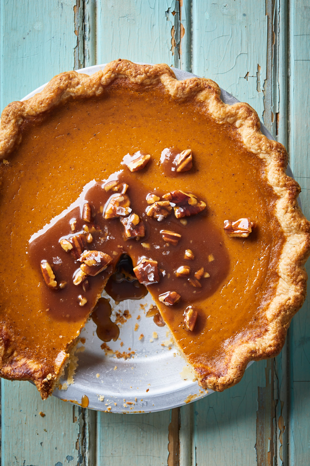 Classic Pumpkin Pie With No Shrink Pie Crust