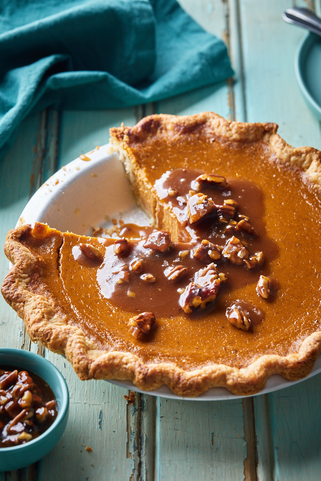 Classic Pumpkin Pie With No Shrink Pie Crust