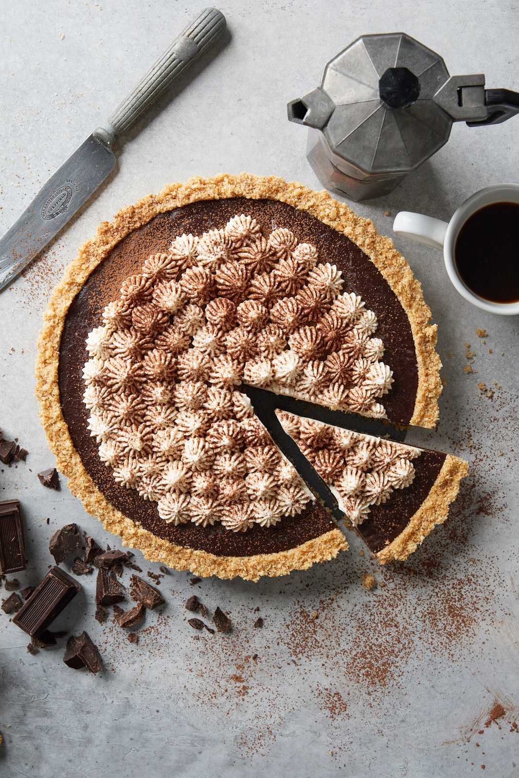 Chocolate Tiramisu Tart