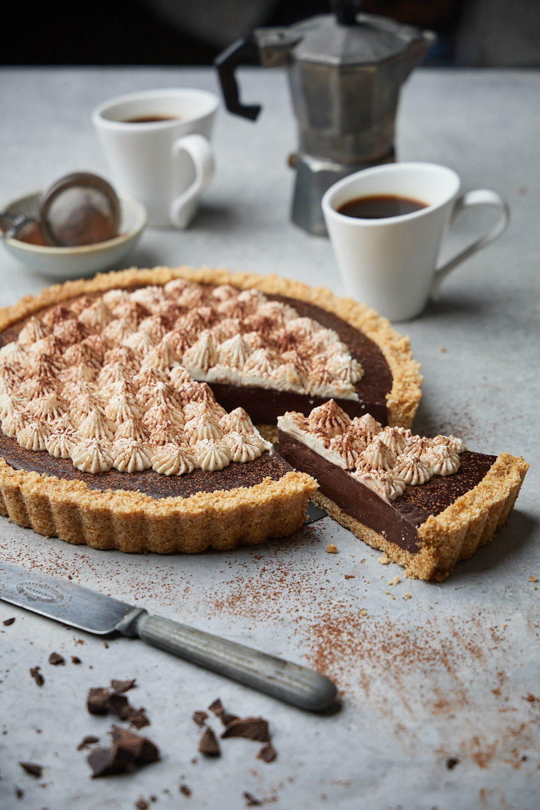 Chocolate Tiramisu Tart