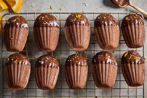 Chocolate Orange Madeleines