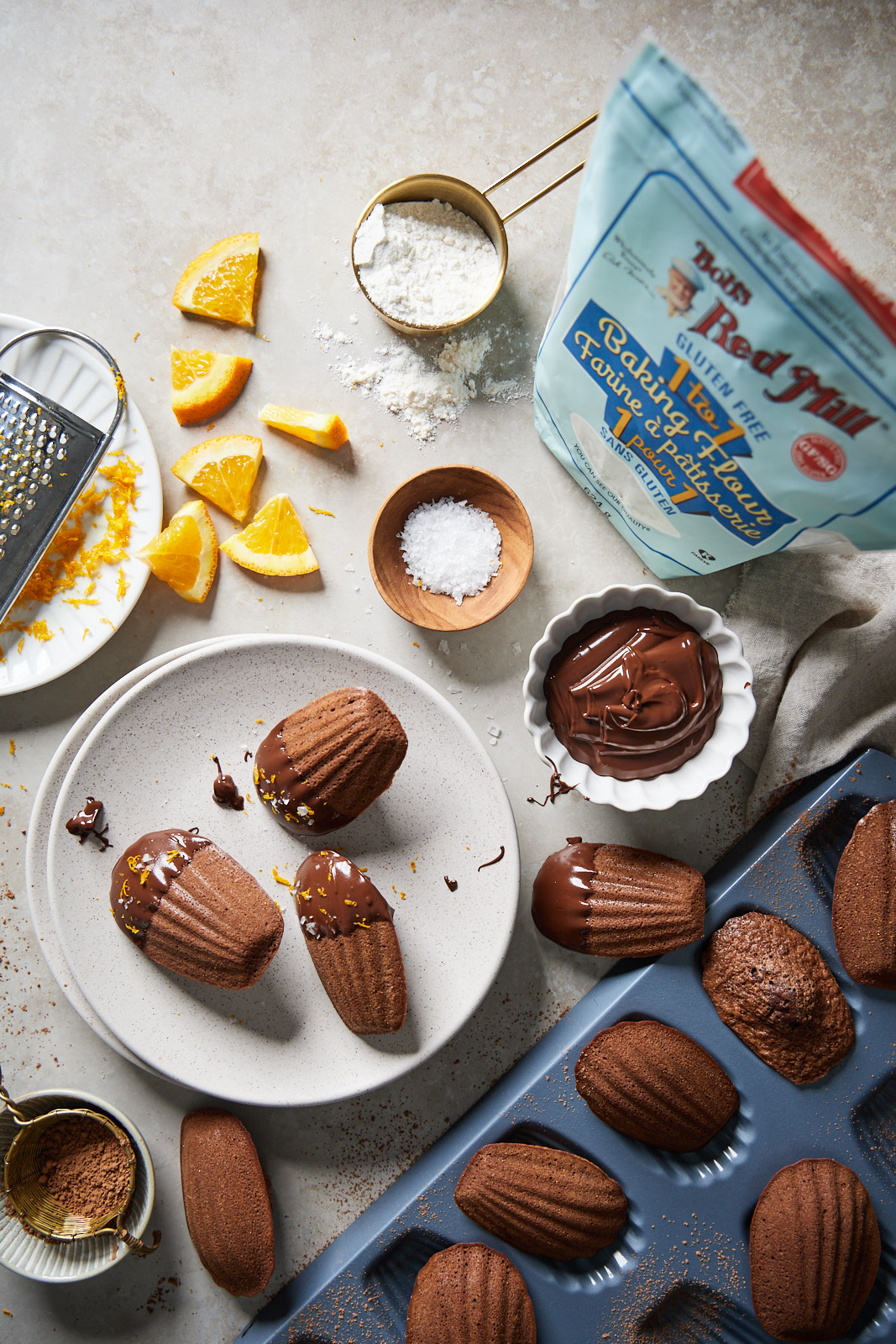 Chocolate Orange Madeleines