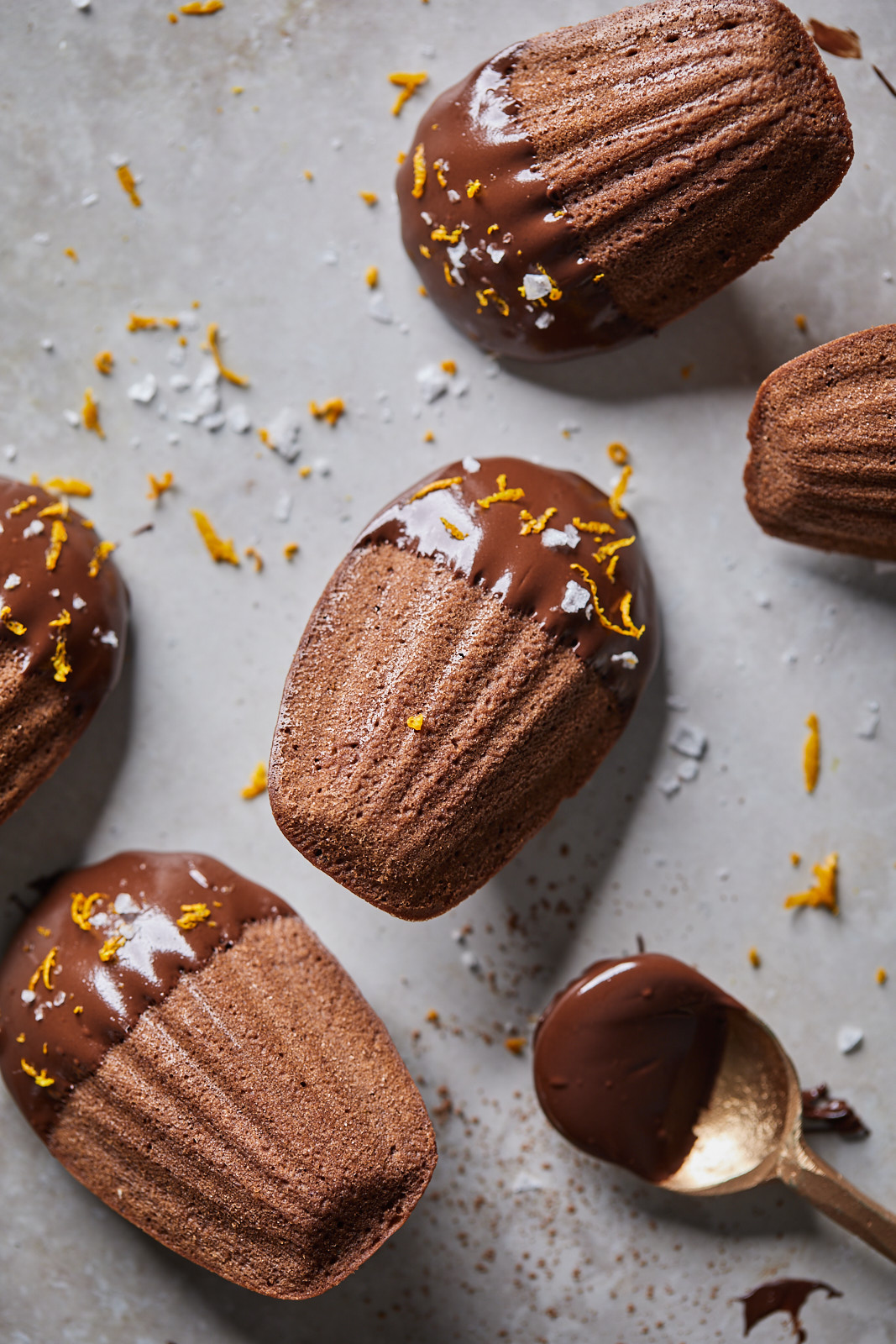 Chocolate Orange Madeleines