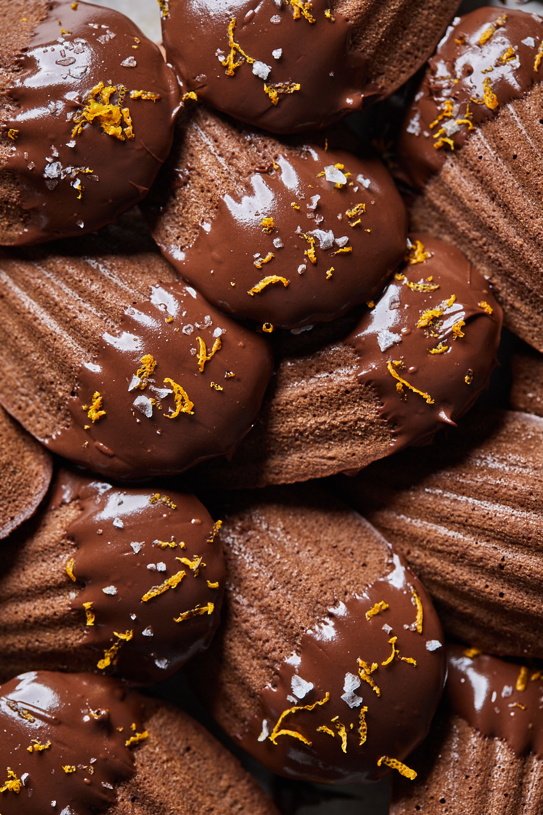 Chocolate Orange Madeleines