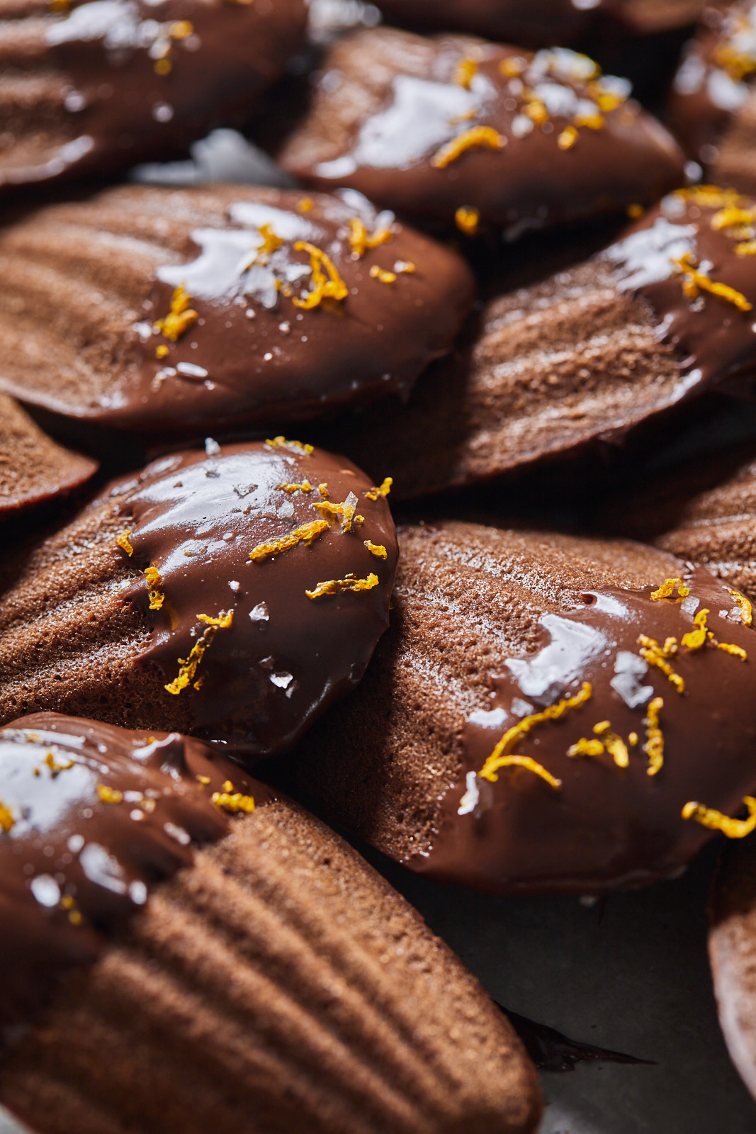 Chocolate Orange Madeleines